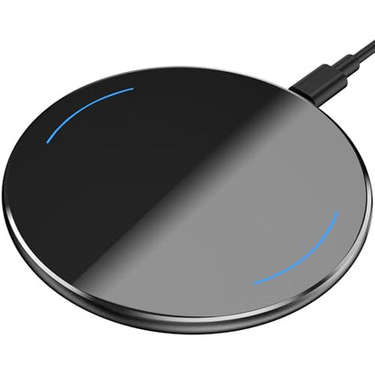 TOZO W1 Max 15W Fast Wireless Charging, Anti-Slip, Sleep-Friendly - color: Black