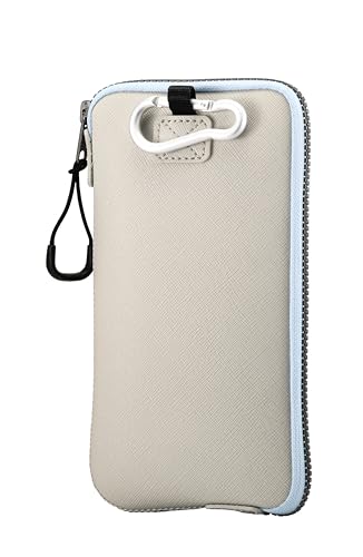 OneJoy Phone Sleeve Lightweight Cell Phone Pouch for Mobile Protection, Slim Fit and Durable, with Clip-on for Easy Carrying, Enough for 6.1" to 6.9" Cellphone [ Beige ] - color: beige