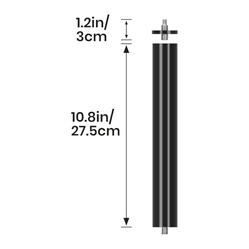 TARION Modular Base Extension Rod 21.6"/55cm Pole Set (2X 10.8 Sections) - size: Base Rod 21.6" / 55cm