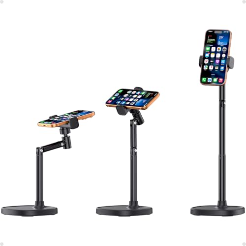 Cell Phone Stand for Desk, Adjustable Angles & Height - color: Cellphone Stand