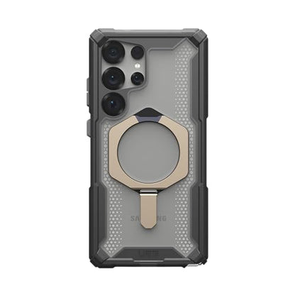 URBAN ARMOR GEAR UAG for Samsung Galaxy S25 Ultra Case 6.9" with Kickstand Plasma XTE - Compatible with Magnetic Charging Transparent Rugged Military Drop Tested Protective Cover, Ash/Titanium - color: Plasma XTE - Ash/Titanium