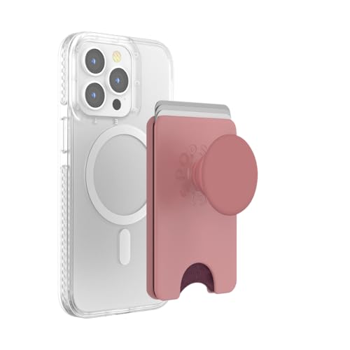 PopSockets Phone Wallet for MagSafe with Grip- Clay - color: Clay, style: MagSafe