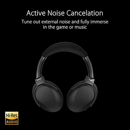 ASUS ROG Strix Go BT Gaming Headset (AI Noise-canceling Microphone, Hi-Res Audio, Active Noise Cancellation, Bluetooth, 3.5mm, Compatible with Laptop, PS5, Nintendo Switch and Smart Devices)