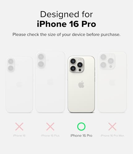 Ringke for iPhone 16 Pro Case [Rugged Gear Magnetic Camo Black] - color: Magnetic Camo Black, size: iPhone 16 Pro