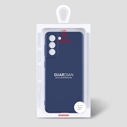 X-level for Samsung Galaxy S21+ Plus Case Slim Fit Soft TPU Super Thin [Guardian Series] S21 Plus Phone Back Cover Light Protective Matte Finish Coating Case Compatible Samsung S21+ Plus-Navy Blue - color: Navy blue