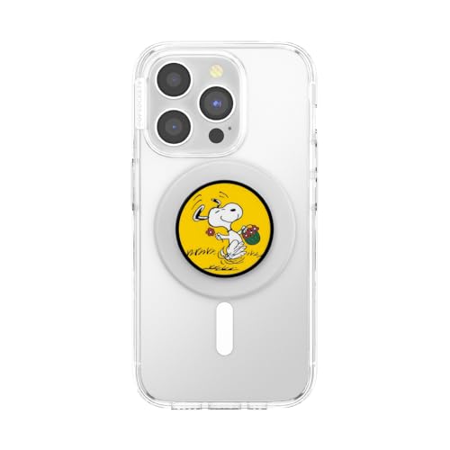 PopSockets Phone Grip for MagSafe, Magnetic Holder- Sitting Snoopy - color: PopOut Sitting Snoopy, style: MagSafe