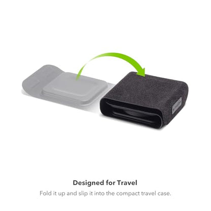 mophie 3-in-1 Travel Charger v2 with MagSafe - Portable Wireless Charging Hub, Compatible with Apple Devices, iPhone 16/15/14/13/12, Apple Watch Series 10 to 1 & Ultra, AirPods Pro/3rd Gen, Black - color: Black, style: Gen 2