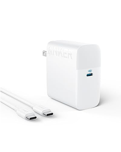 Anker Laptop Charger, Compact Foldable 100W USB C Charger with 5FT Cable - color: Arctic White