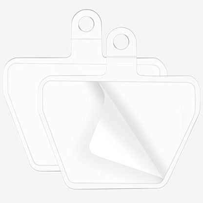 SHANSHUI Phone Tether Tab, 2PCS Universal Cell Phone Lanyard Tether Pad for All Smartphones Full Coverage Cases - color: Clear x1