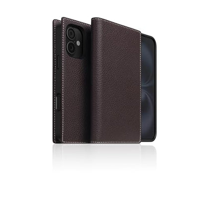 SLG D8 Full Grain Leather Wallet Case for iPhone 16 - [2-in-1] Handcrafted Detachable Diary Style with Magnetic MagSafe Back Cover, Gift Box Included (Brown Cream) - color: [D8 Full Grain] Brown Cream, size: iPhone 16