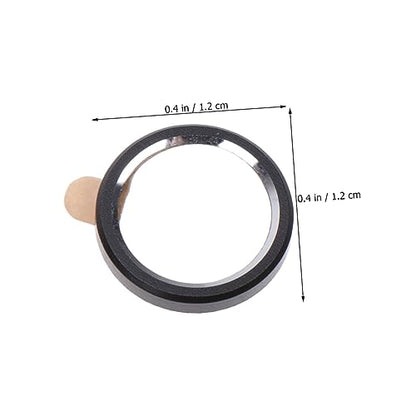Lurrose 3pcs Metal Phone Lens Protector -scratch Camera Lens Cover for Full Surround Metal Texture Easy Application Black - color: Black