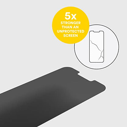 BodyGuardz Pure 3 Privacy Screen Protector for iPhone 17E / 16E / 14, 2-Way Privacy Technology With Maximum Strength 9H Anti-Spy Tempered Glass, Easy Installation, Perfect Touch Sensitivity