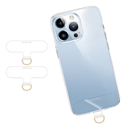 Clear Phone Tether Tab Thinner TPU Phone Lanyard Tab (2*clear) - color: 2*clear