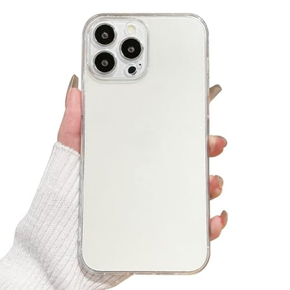 Clear Case for iPhone 12 pro max case.Soft Phone Cover Slim Light Full Protection Shockproof (Clear, 12 pro max) - size: 12 pro max