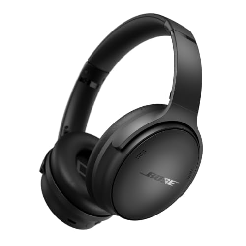 Bose QuietComfort Headphones - Wireless Bluetooth Headphones, Active Over Ear Noise Cancelling and Mic, USB-C Charging, Deep Bass, Up to 24 Hours of Playtime, Black - color: Black