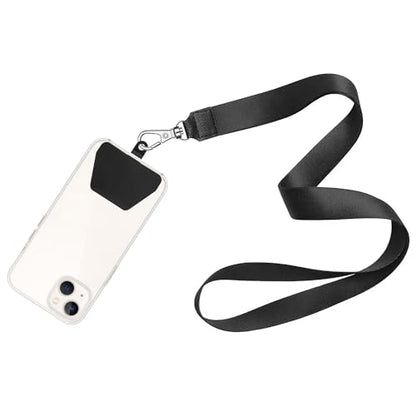 COCASES Phone Tether Tab, Phone Lanyard Strap Tab, 4 Pack TPU Black - color: Tpu Black X4