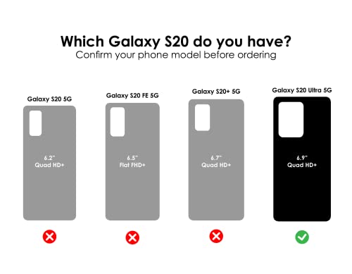 OtterBox Symmetry Clear Series Case for Galaxy S20 Ultra/Galaxy S20 Ultra 5G (ONLY - Not Compatible with Any Other Galaxy S20 Models) - Set in Stone (Stone RED/Rose Gold/Set in Stone IML)