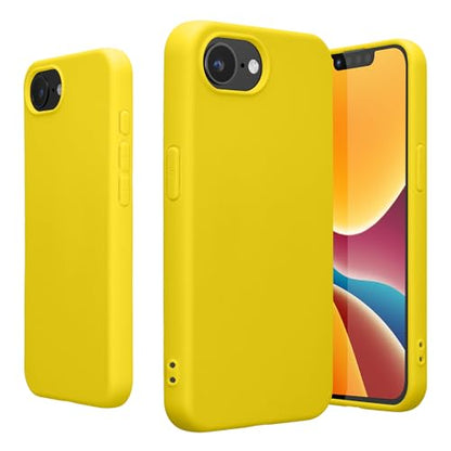 kwmobile Case Compatible with Apple iPhone 17e / iPhone 16e Case - Soft Slim Protective TPU Silicone Cover - Radiant Yellow - color: Radiant Yellow
