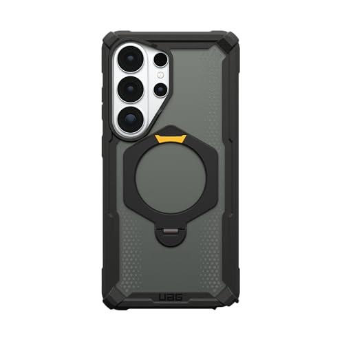 URBAN ARMOR GEAR UAG for Samsung Galaxy S26 Ultra Case 6.9" with 360° Kickstand Plasma XTE - Magnetic Charging Compatible Transparent Rugged Military Drop Tested Protective Cover, Black - color: Plasma XTE 360 - Black