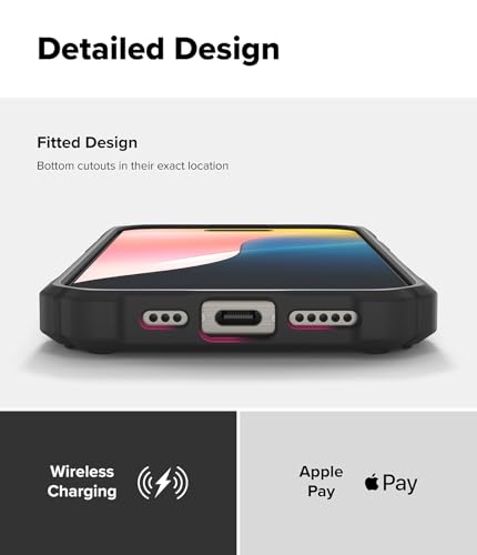 Ringke for iPhone 16 Pro Max Case [Rugged Gear Magnetic Camo Black] - color: Magnetic Camo Black, size: iPhone 16 Pro Max