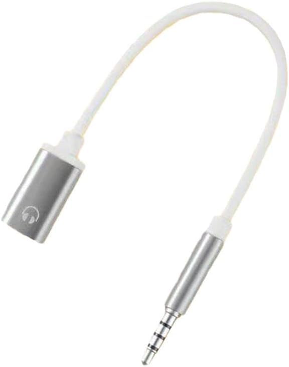 3.5mm USB to Aux Adapter 3.5mm Analog Cable Type-C Converter Earphone Adapter Compatible with MP3 Players Aux,CD Players, Laptops, Tablets, Smartphone,Headphone (Silver)