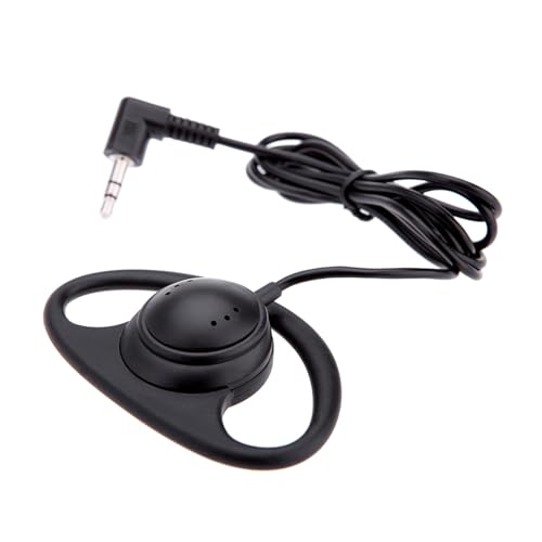 Cuifati Single Ear Headset with 3.5mm L Shaped Plug, Mono Wired Headphone for Laptop, Phone, Call Center, Gaming (10pcs) - size: 10pcs