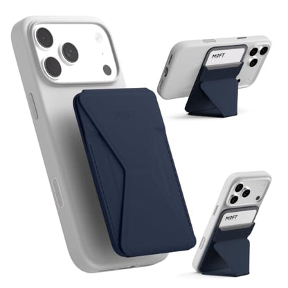 MOFT Snap-on Phone Stand & Wallet AERA, MagSafe Wallet, Slim Card Holder - color: Navy Blue, size: AERA