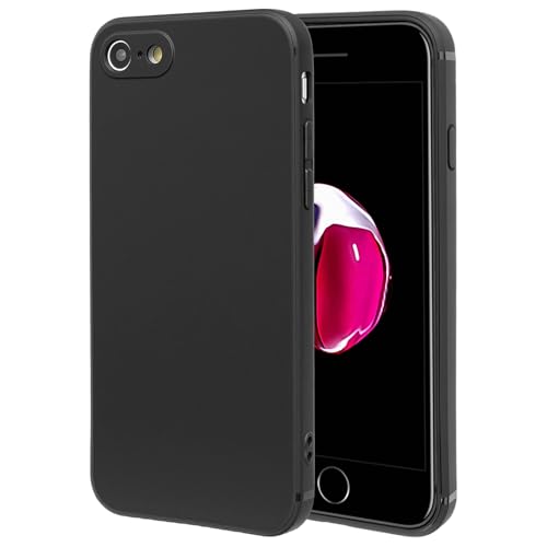 FanTEK Phone Case Compatible with iPhone 7, iPhone 8, iPhone SE 2nd Generation, iPhone SE 3rd Generation Case, Anti-Scratch & Fingerprint Phone Case Protective Cover, Matte Black - size: iPhone 7/8/SE2/SE3