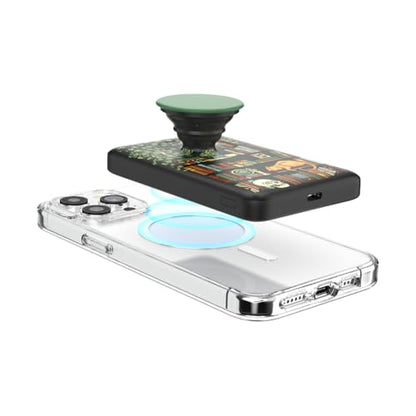 PopSockets PowerPack Phone Charger with MagSafe- Storied Shelves - color: Storied Shelves