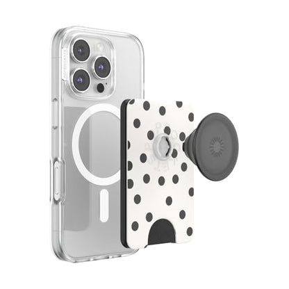 PopSockets Phone Wallet for MagSafe with Grip- Spotlight Dots - color: Spotlight Dots, style: MagSafe Wallet