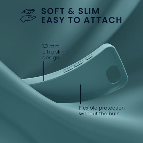 kwmobile Case Compatible with Apple iPhone 17e / iPhone 16e Case - Soft Slim Protective TPU Silicone Cover - Arctic Night - color: Arctic Night