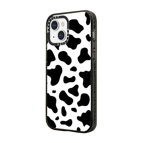 CASETiFY for iPhone 13 Mini Case - Impact Cow Print | Slim Fit | 6.6 ft. Drop Protection | COW PRINT | Black - color: COW PRINT, size: Iphone 13 Mini (5.4")