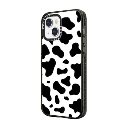 CASETiFY for iPhone 13 Mini Case - Impact Cow Print | Slim Fit | 6.6 ft. Drop Protection | COW PRINT | Black - color: COW PRINT, size: Iphone 13 Mini (5.4")
