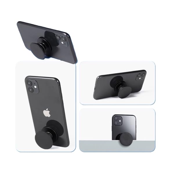 Phone Grip and Stand, Universal Expandable Phone Holder for Smartphones (Sky Blue) - color: Sky Blue