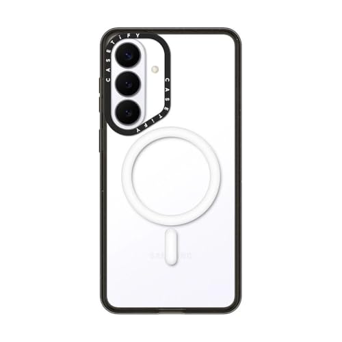 CASETiFY for Galaxy S26+ Case - Impact Magnetic Clear Black | Wireless charging and MagSafe compatible | 8.2 ft. 4x Military Grade Drop Protection | Black - color: Clear Black, size: Galaxy S26+ (6.7")