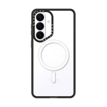 CASETiFY for Galaxy S26+ Case - Impact Magnetic Clear Black | Wireless charging and MagSafe compatible | 8.2 ft. 4x Military Grade Drop Protection | Black - color: Clear Black, size: Galaxy S26+ (6.7")
