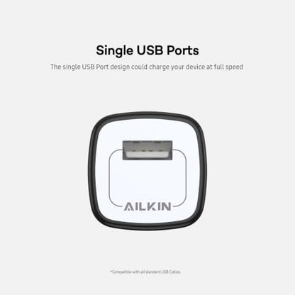 5 Pack USB Outlet Plug, Charger Block, Single Port USB-A Wall Charging Cube - size: 6ft, style: USB Wall Charger