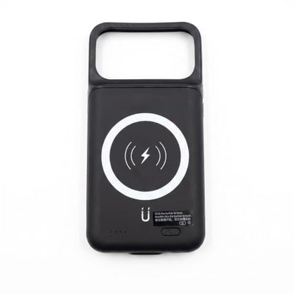Battery Case for iPhone 17 Pro Max, 10000mAh Rechargeable Portable Charger Case with Wireless Charging Extend Battery Pack Charger Cover (6.9 inch) Black