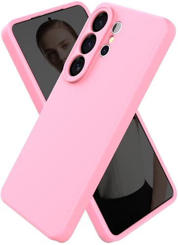 CUZMIGO Liquid Silicone Case for Samsung Galaxy S26 Ultra, Chalk Pink | Soft Liquid Silicone, Raised Camera Lens Protection, Multiple Neon Bright Colors, Microfiber Lining, Smooth Grip, Slim Fit - color: Chalk Pink, size: S26 Ultra