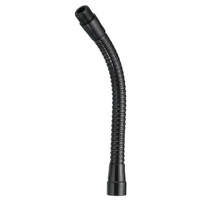 PATIKIL 8" Microphone Gooseneck, 5/8"-27 Thread Metal Universal Hose Flexible Arm Gooseneck Tube Extension for Multifunction DIY, Black - color: Black, size: 8"