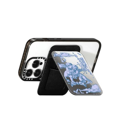 CASETiFY Snappy Card Holder Stand Compatible with Magsafe - At Lover's Gate - Silver Mirror - color: At Lover's Gate
