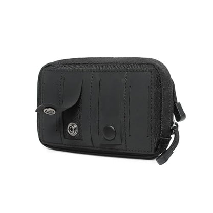 Mini Heavy Duty Tactical Belt Pouch for Men - Small Molle Pouch,Admin Pouch - color: khaki