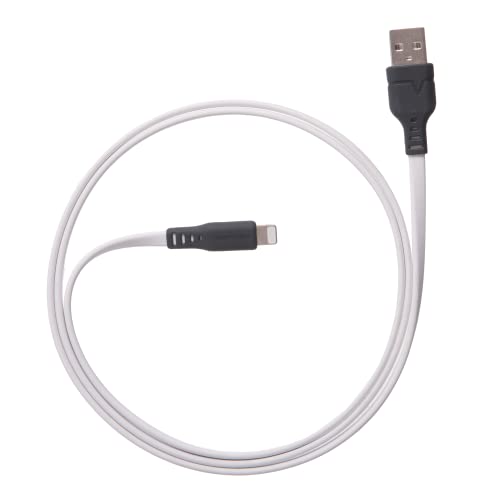 Ventev Flat USB A to Apple Lightning High Speed Tangle-Free 6 Foot Cable - size: 6ft