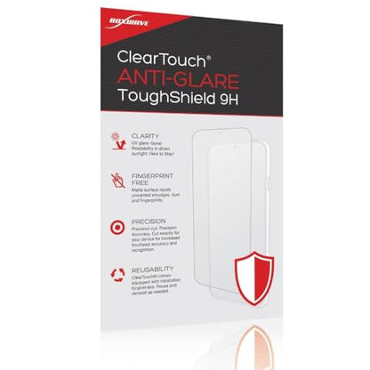 BoxWave Screen Protector Compatible with Micro-Air EasyTouchâ„¢ OEM Control Display - ClearTouch Anti-Glare ToughShield 9H (2-Pack), Anti-Glare 9H Tough Flexible Film Screen Protector