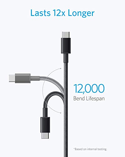 Anker USB A to USB C Cable, USB to USB C Cable (2-Pack, 6 ft, Black) - color: Black, size: 6ft