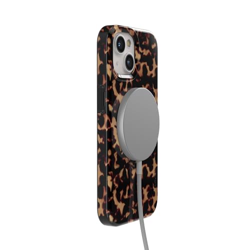 Casely iPhone 15 Plus Case | Shell Shocked | Tortoise Print | Compatible with MagSafe | Classic Ultra Slim Design - color: Shell Shocked | Tortoise Print