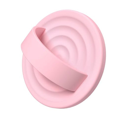 Magnetic Phone Grip for MagSafe, Silicone Ring Grip, Pink - color: Pink