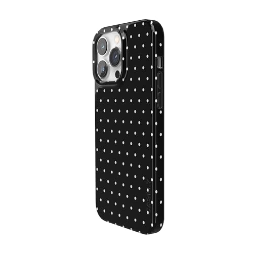 Casely iPhone 14 Pro Case | On the Dot | Black Polka Dot | Compatible with MagSafe | Classic Ultra Slim Design - color: On the Dot | Black Polka Dot, size: Iphone 14 Pro