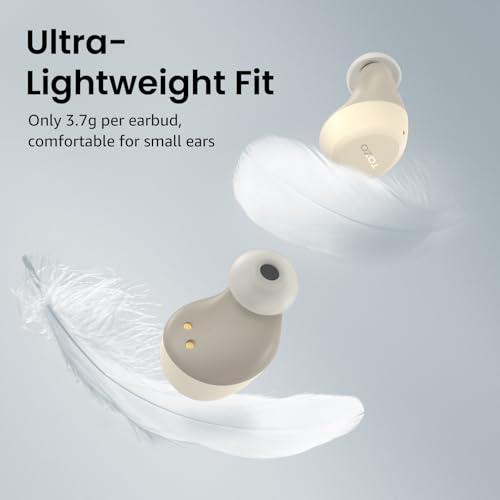 TOZO A1 Wireless Earbuds Bluetooth 5.3 Light Weight in Ear Headphones - color: Light Khaki