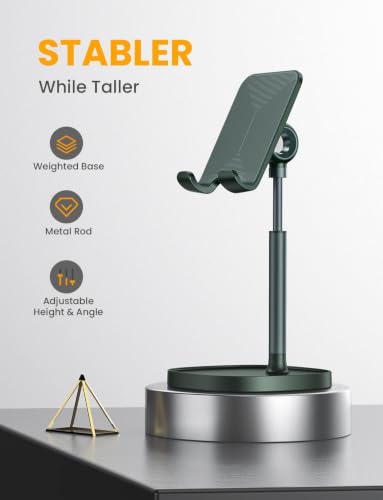 LISEN Cell Phone Stand Phone Holder for Desk, Gaming for Nintendo Switch - color: Green